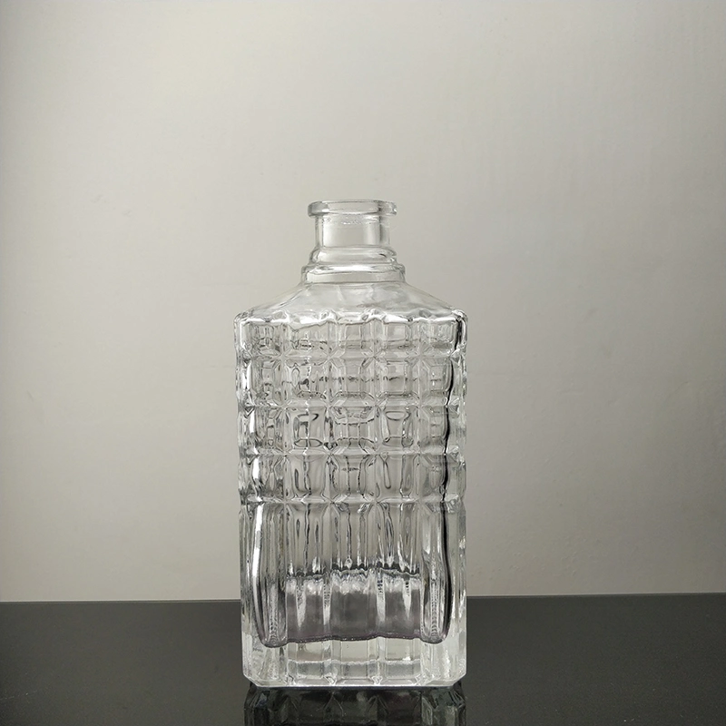 Rsg 500ml Clear Empty Vodka Whisky Brandy Glass Bottle Tequila Gin Liquor Spirits Glass Bottle