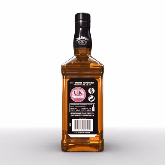 Bottiglie di liquore in vetro di vino per bevande personalizzate in fabbrica, trasparenti vuote, con brandy, whisky, rum, gin, prezzo economico